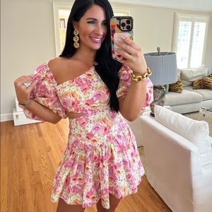 Red Dress Boutique pink cut out dress